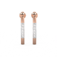 Diamond Earring for her in Rose Gold DER23452