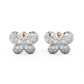 Diamond Earring for her in Rose Gold DER23453