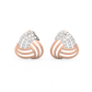 Diamond Earring for her in Rose Gold DER23461
