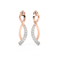 Diamond Earring for her in Rose Gold DER23462