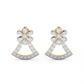 Diamond Earring for her in Yellow Gold DER23464