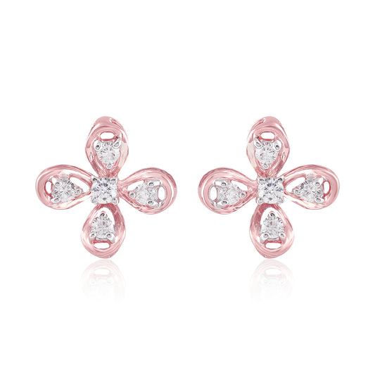 Petunia Diamond Earrings