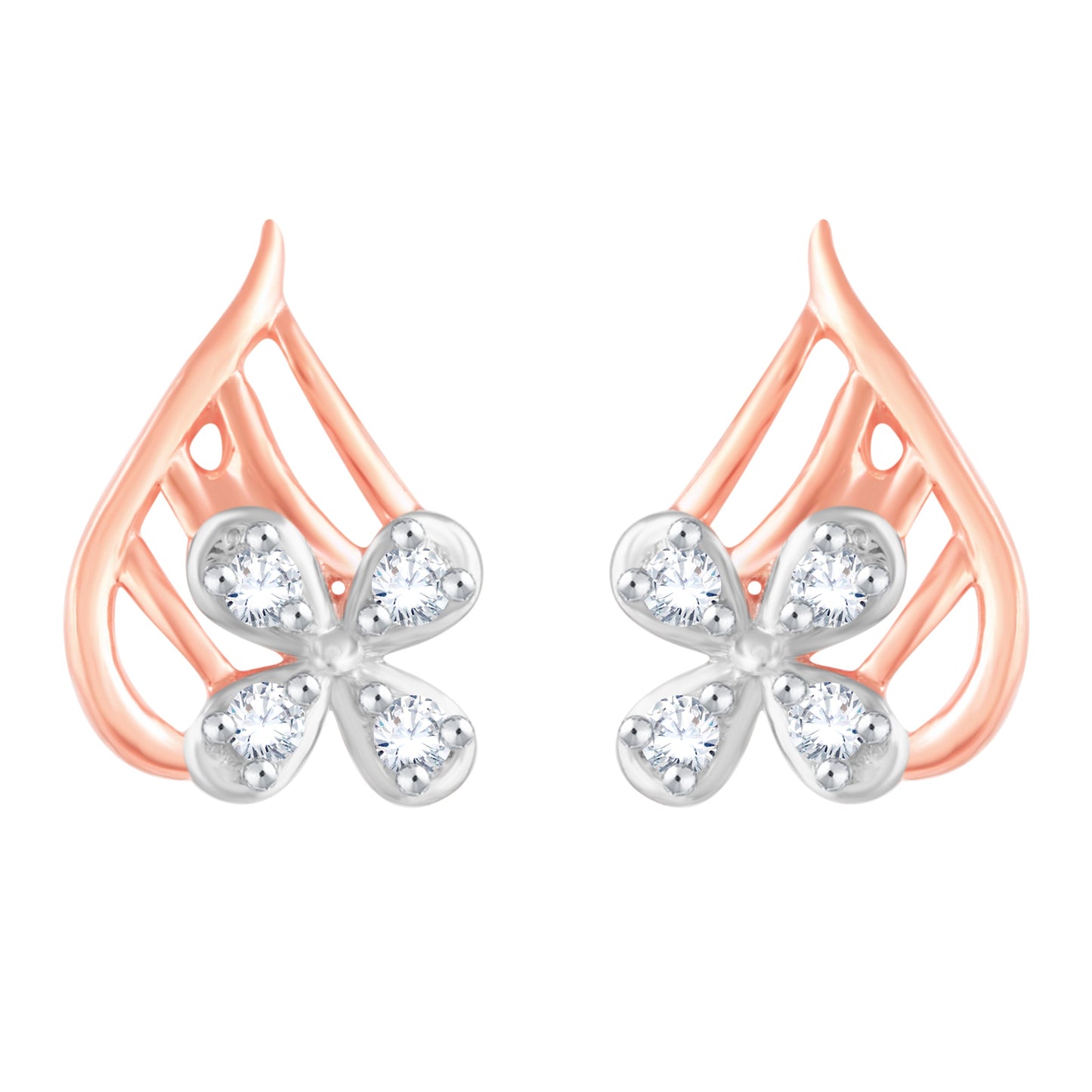Moire Diamond Earrings