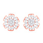Diamond Earring for her in Rose Gold DER23756