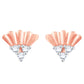 Diamond Earring for her in Rose Gold DER23768