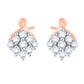 Diamond Earring for her in Rose Gold DER23769