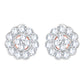 Diamond Earring for her in Rose Gold DER23777