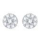 Diamond Earring for her in White Gold DER23779