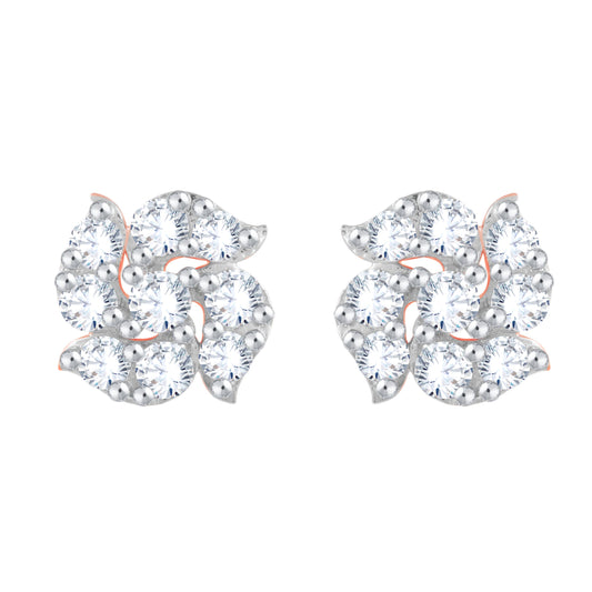 Diamond Earring for her in Rose Gold DER23781