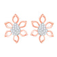 Diamond Earring for her in Rose Gold DER23782