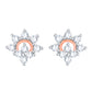 Diamond Earring for her in Rose Gold DER23784