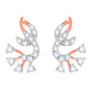 Diamond Earring for her in Rose Gold DER23785