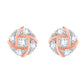 Diamond Earring for her in Rose Gold DER23787