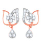 Diamond Earring for her in Rose Gold DER23789