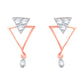 Diamond Earring for her in Rose Gold DER23795