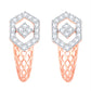 Diamond Earring for her in Rose Gold DER23799