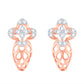 Diamond Earring for her in Rose Gold DER23802