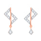 Diamond Earring for her in Rose Gold DER23810