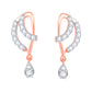 Diamond Earring for her in Rose Gold DER23816