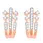 Diamond Earring for her in Rose Gold DER23817