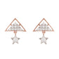 Diamond Earring for her in Rose Gold DER23818