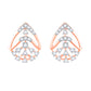 Diamond Earring for her in Rose Gold DER23820