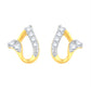 Diamond Earring for her in Yellow Gold DER23822