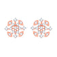 Diamond Earring for her in Rose Gold DER23825