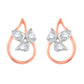 Diamond Earring for her in Rose Gold DER23830