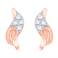 Diamond Earring for her in Rose Gold DER23833