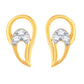Diamond Earring for her in Yellow Gold DER23836