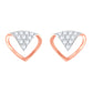 Diamond Earring for her in Rose Gold DER23840