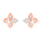 Diamond Earring for her in Rose Gold DER23845