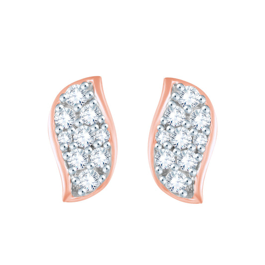 Diamond Earring for her in Rose Gold DER23847