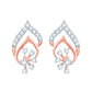 Diamond Earring for her in Rose Gold DER23848