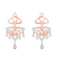 Diamond Earring for her in Rose Gold DER23859