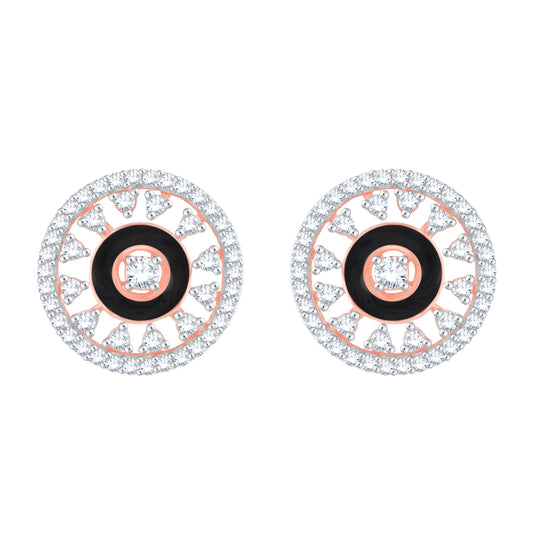 Diamond Earring for her in Rose Gold DER23863