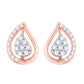 Diamond Earring for her in Rose Gold DER23869