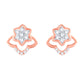 Diamond Earring for her in Rose Gold DER23873
