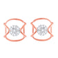 Diamond Earring for her in Rose Gold DER23875