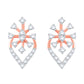 Diamond Earring for her in Rose Gold DER23881