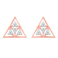 Diamond Earring for her in Rose Gold DER23887