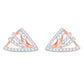 Diamond Earring for her in Rose Gold DER23888