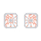 Diamond Earring for her in Rose Gold DER23895