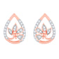 Diamond Earring for her in Rose Gold DER23899