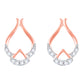 Diamond Earring for her in Rose Gold DER23902