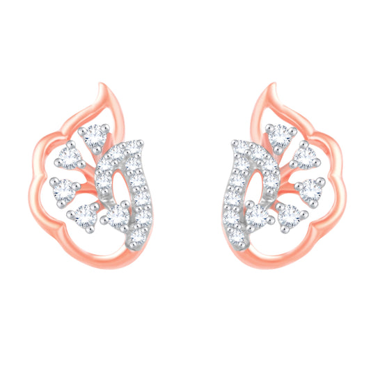 Diamond Earring for her in Rose Gold DER23903