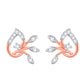 Diamond Earring for her in Rose Gold DER23906