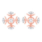 Diamond Earring for her in Rose Gold DER23907