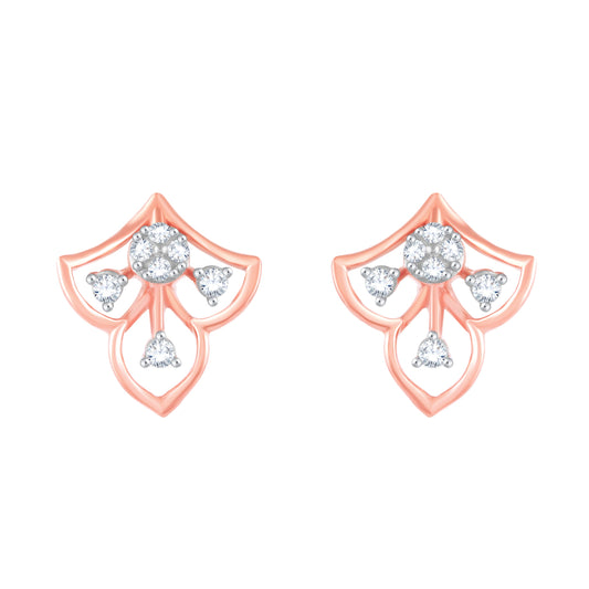 Diamond Earring for her in Rose Gold DER23910
